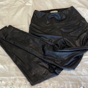 Rachel Zoe leather leggings